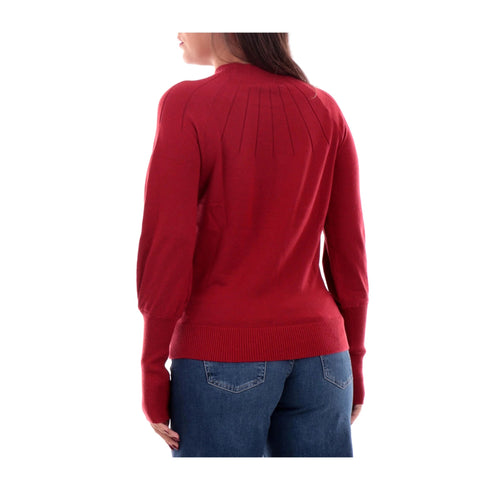 Yes Zee Pullover Borsa Donna in lurex mezzo collo Rosso A24 - YESZEEM055BG00 - 0505 - XS - Francavilla Moda